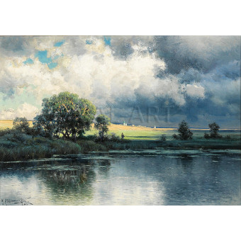 РЕПРОДУКЦИИ НА КАРТИНИ Речен пейзаж (1897)